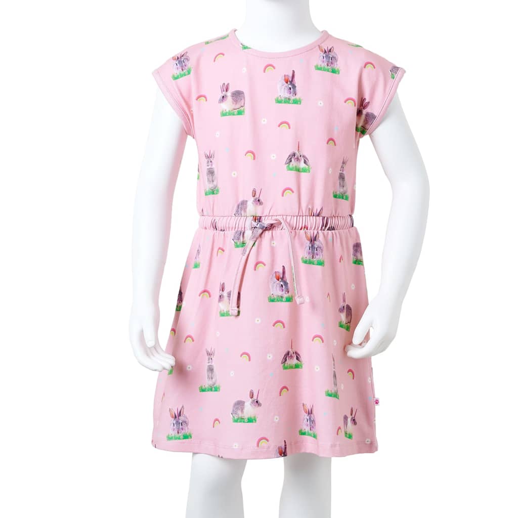 Robe pour enfants rose clair 116