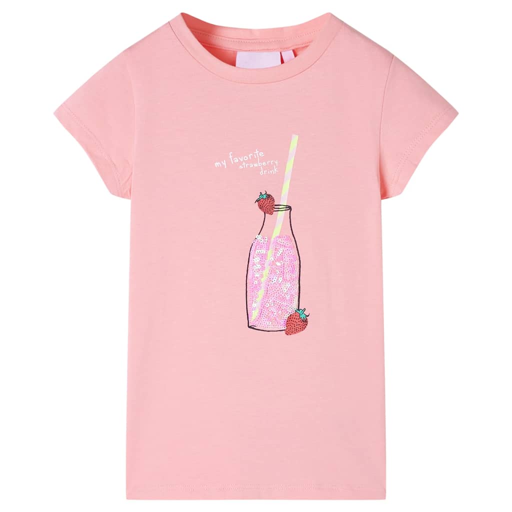 T-shirt pour enfants rose 140