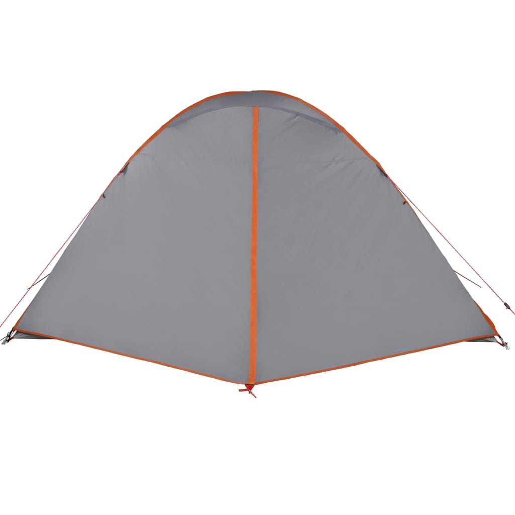 vidaXL Tente de camping à dôme 6 personnes orange imperméable