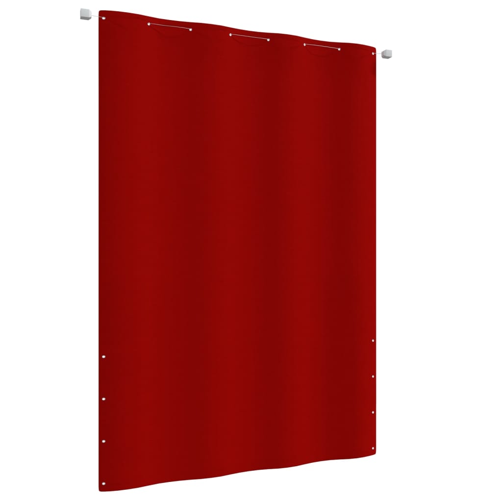 vidaXL Écran de balcon Rouge 160x240 cm Tissu Oxford