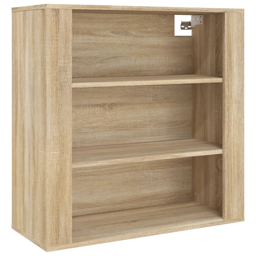 vidaXL Armoire murale Chêne sonoma 80x33x80 cm Bois d'ingénierie