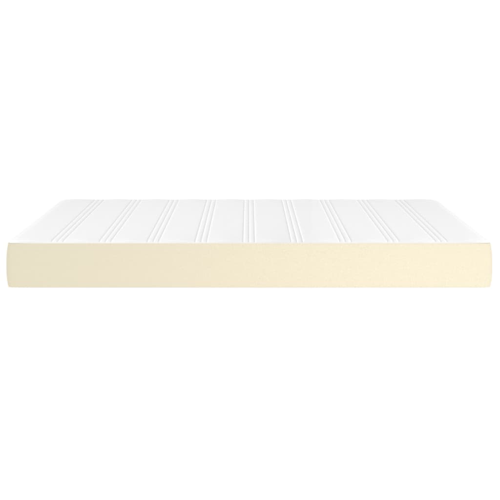 vidaXL Matelas de lit à ressorts ensachés Crème 140x200x20 cm