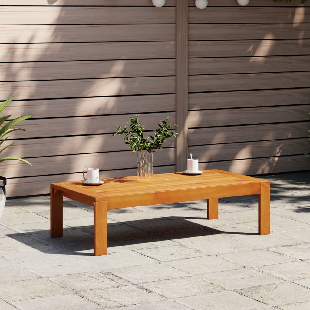 vidaXL Table de jardin 100x50x27 cm bois d'acacia solide