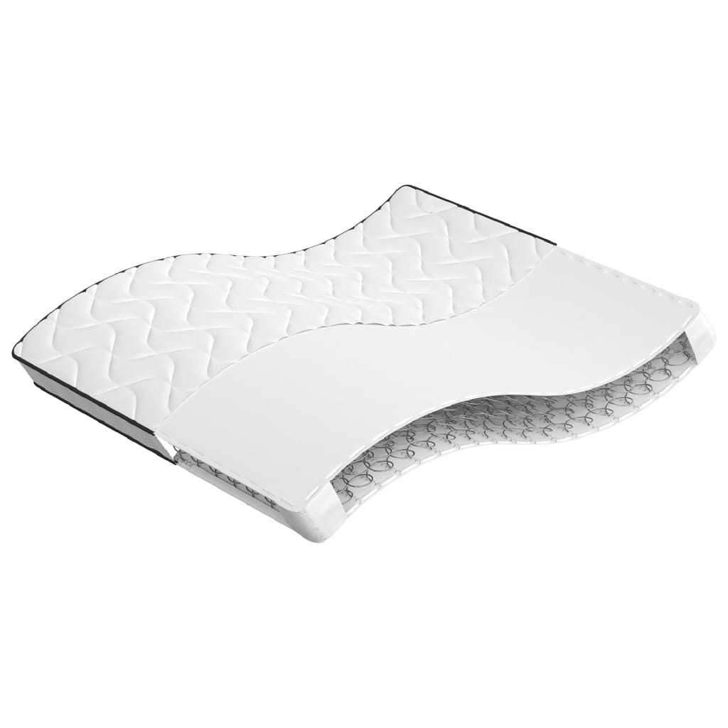 vidaXL Matelas à ressorts bonnell moyen 180x200 cm