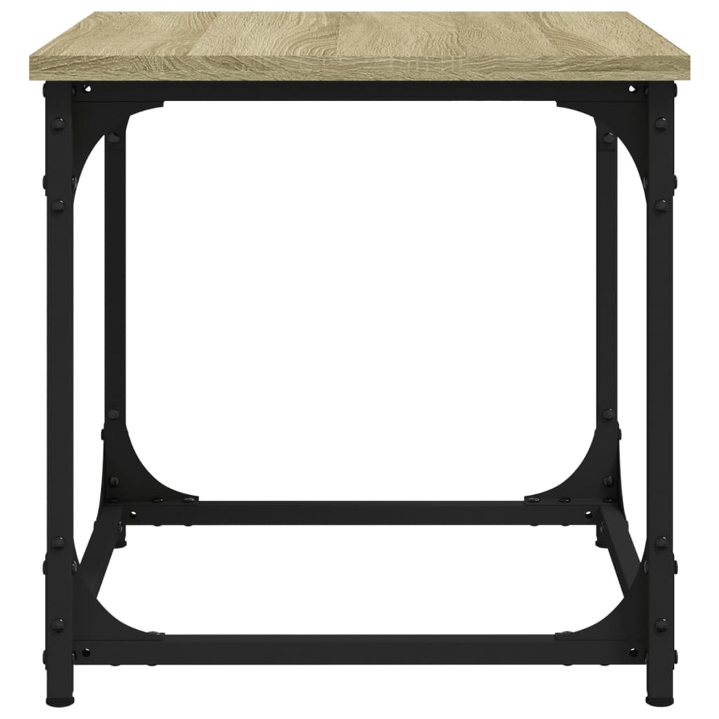 vidaXL Table d'appoint Chêne sonoma 40x40x40 cm Bois d'ingénierie