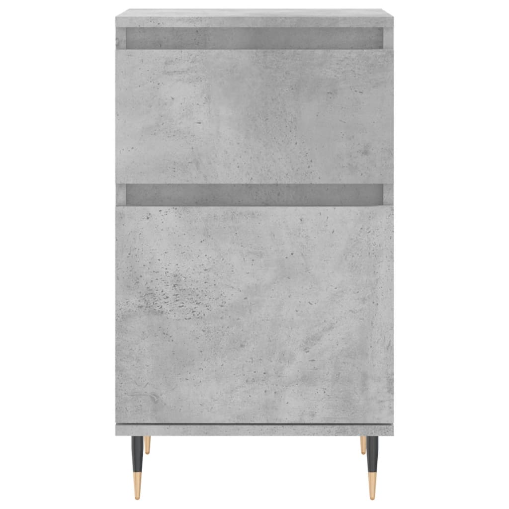 vidaXL Buffet gris béton 40x35x70 cm bois d'ingénierie