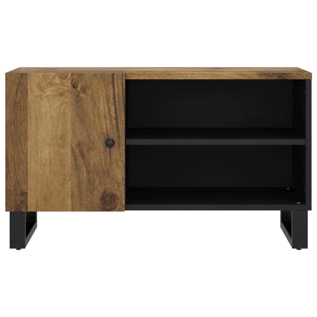 vidaXL Meuble TV 80x33x46 cm bois de manguier et d'ingénierie