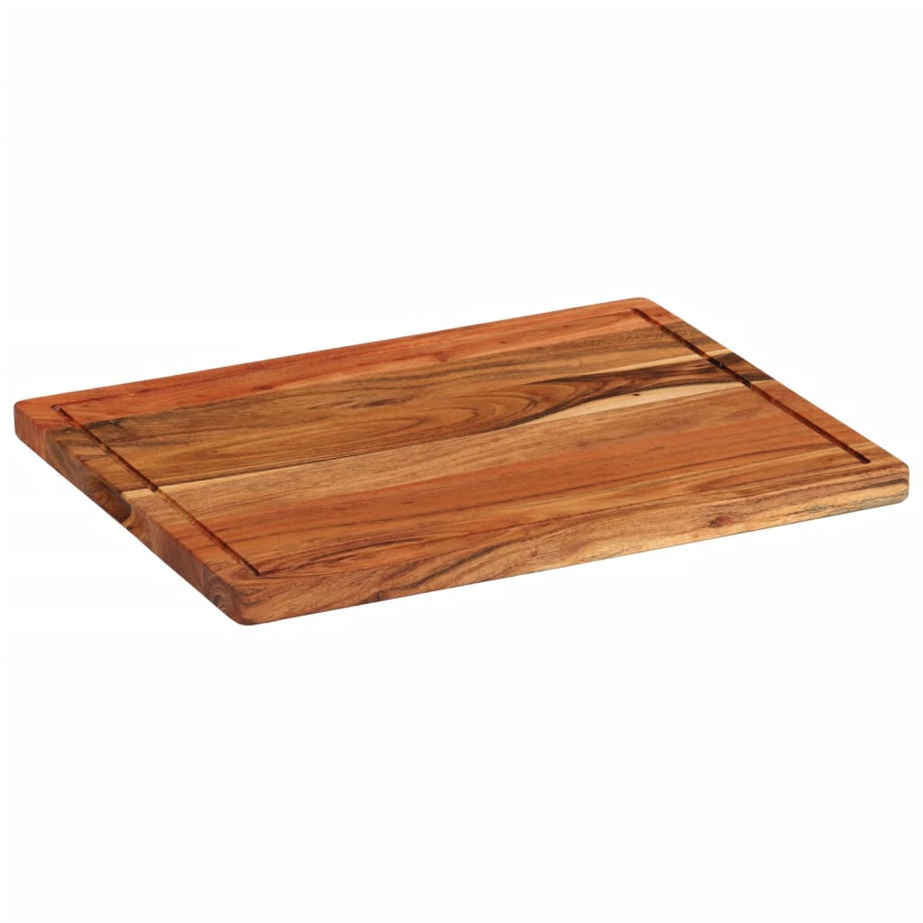 vidaXL Planche à découper 50x38x2,5 cm bois d'acacia massif