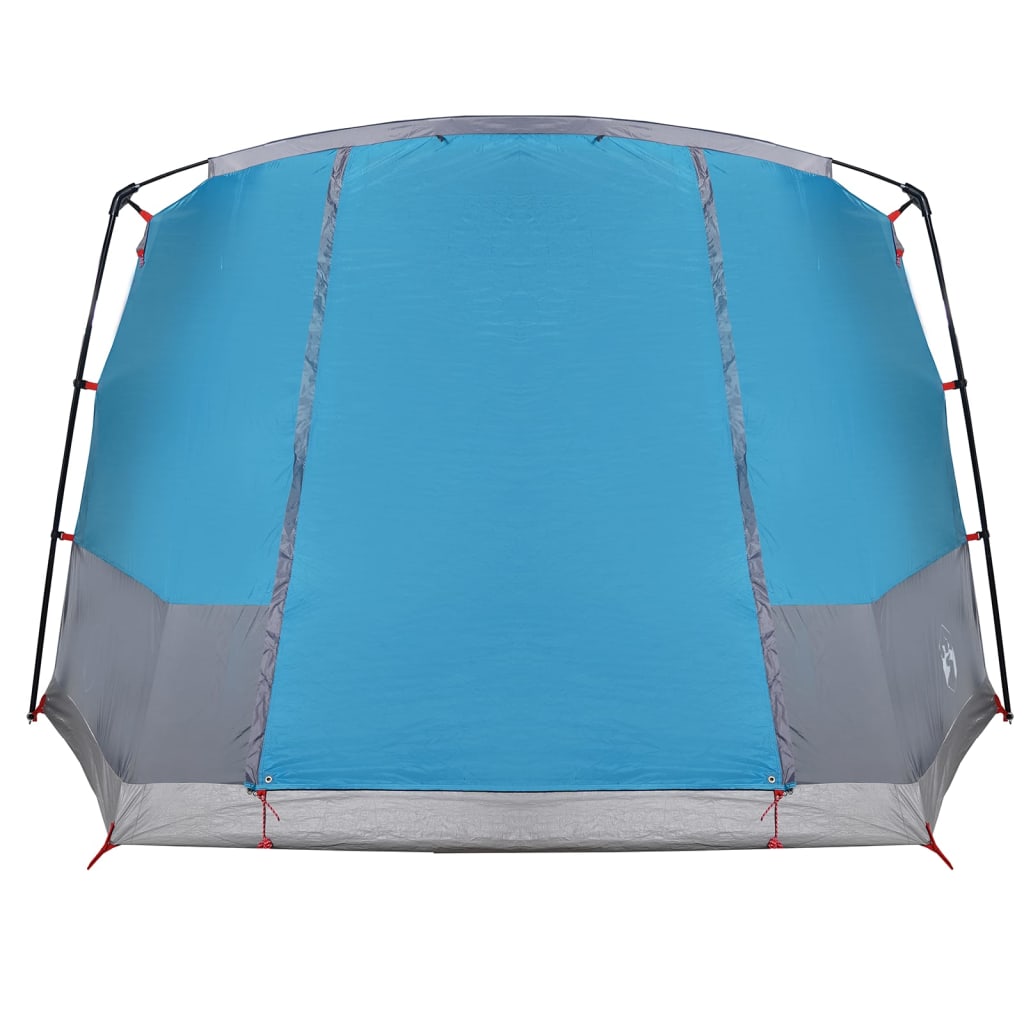 vidaXL Tente de camping tunnel 4 personnes bleu imperméable