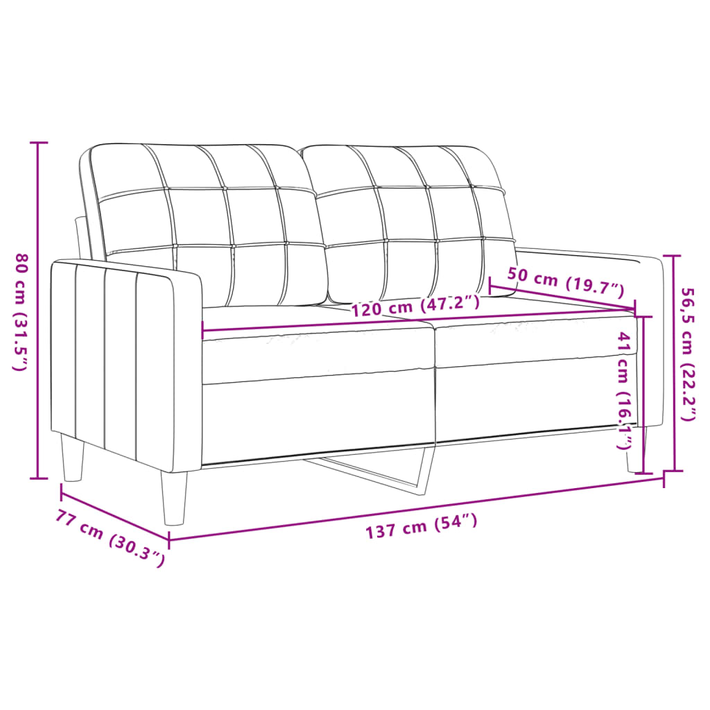 vidaXL Ensemble de canapés 2pcs et coussins et traversins noir velours