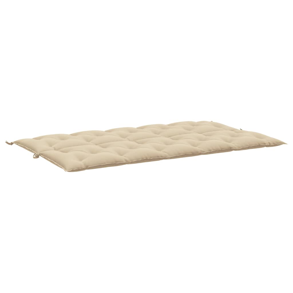 vidaXL Coussin de banc de jardin beige 180x(50+50)x7 cm tissu oxford