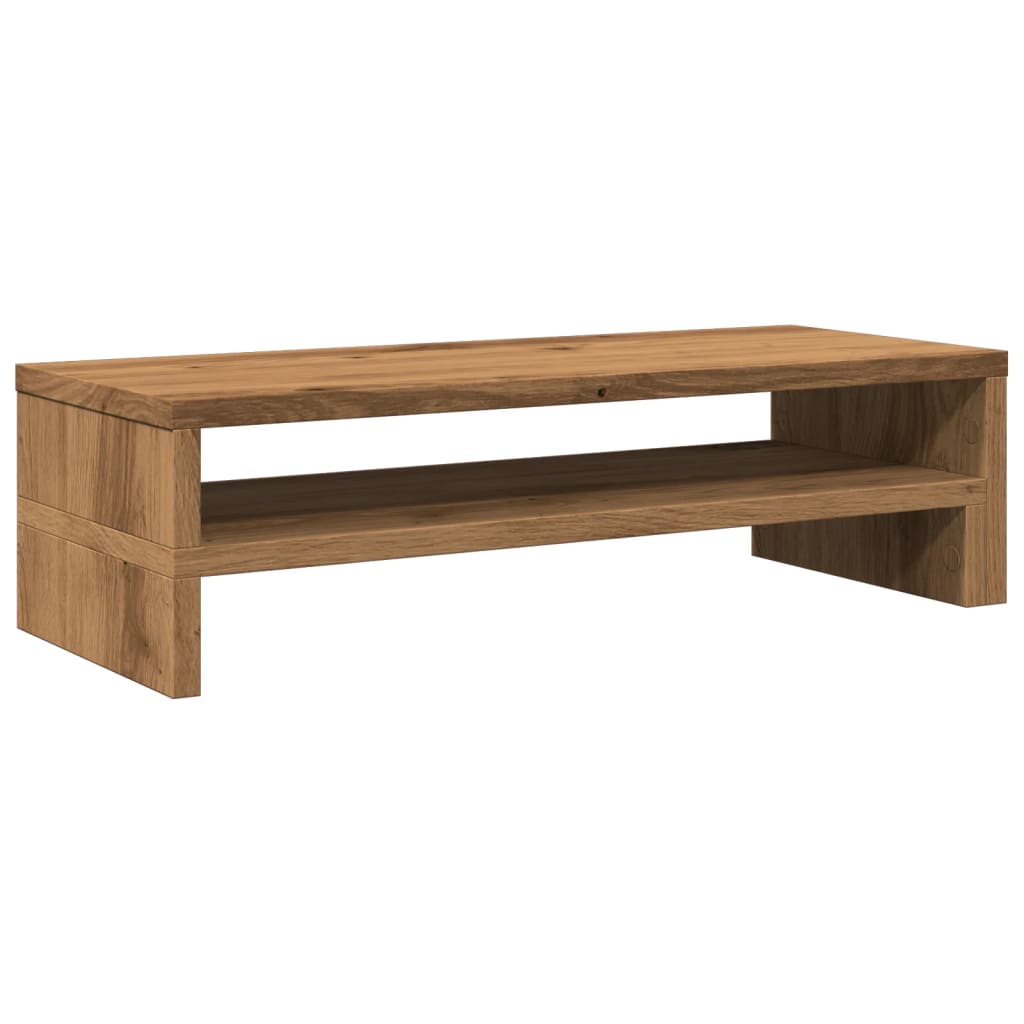 vidaXL Support de moniteur chêne artisanal 54x22x15 cm bois ingénierie