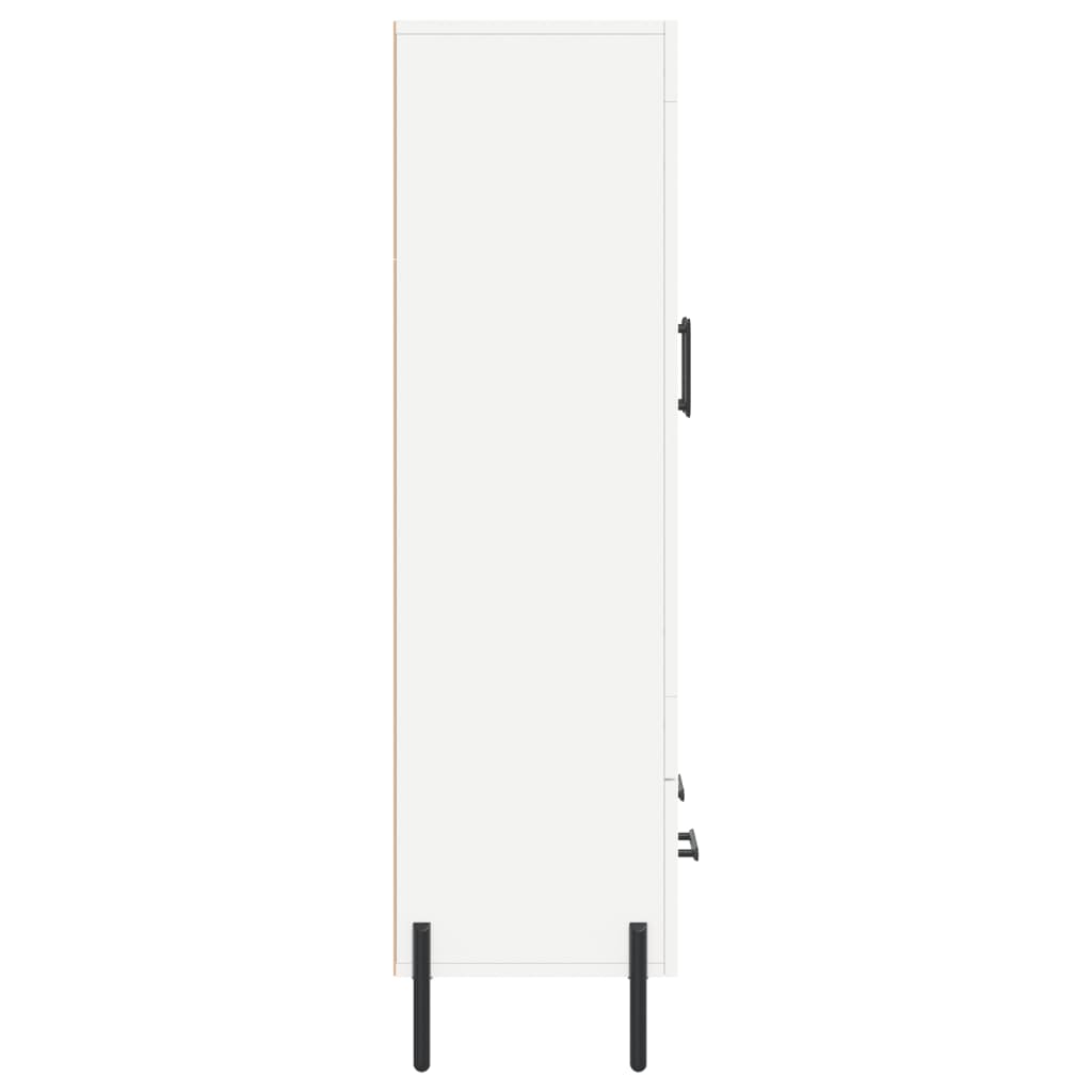 vidaXL Buffet haut blanc 69,5x31x115 cm bois d'ingénierie