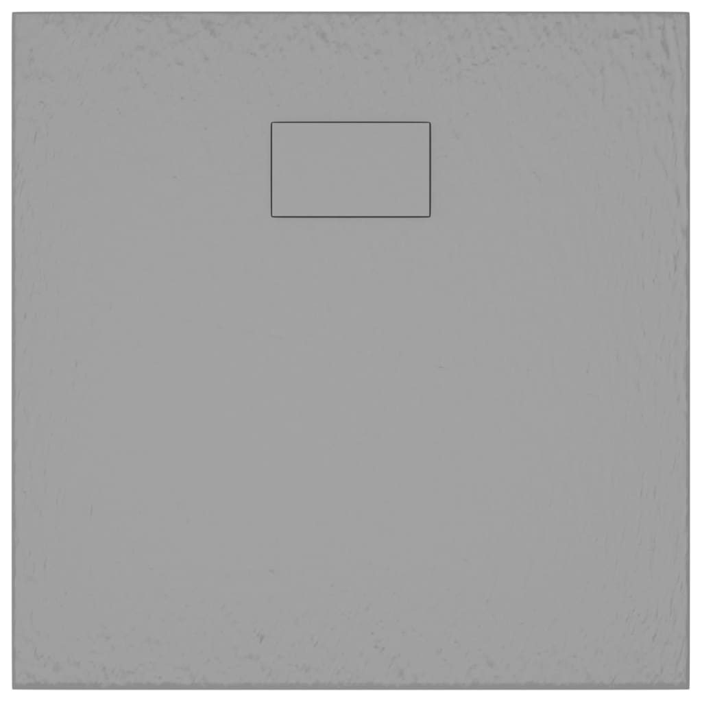 vidaXL Receveur de douche SMC Gris 80x80 cm