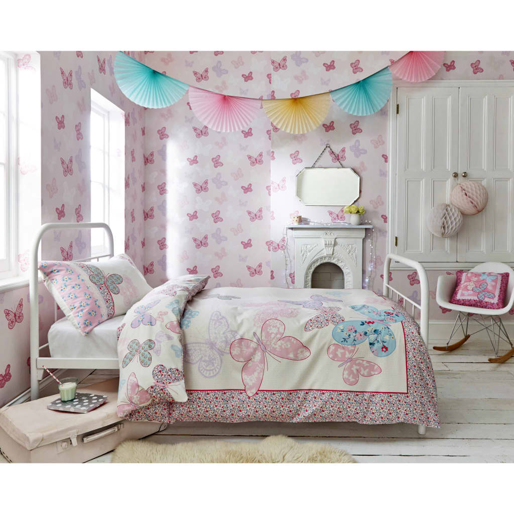 Noordwand Papier peint Kids @ Home Butterfly rose