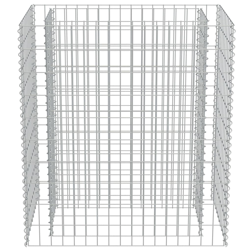 vidaXL Lit surélevé à gabion Acier galvanisé 90x50x100 cm