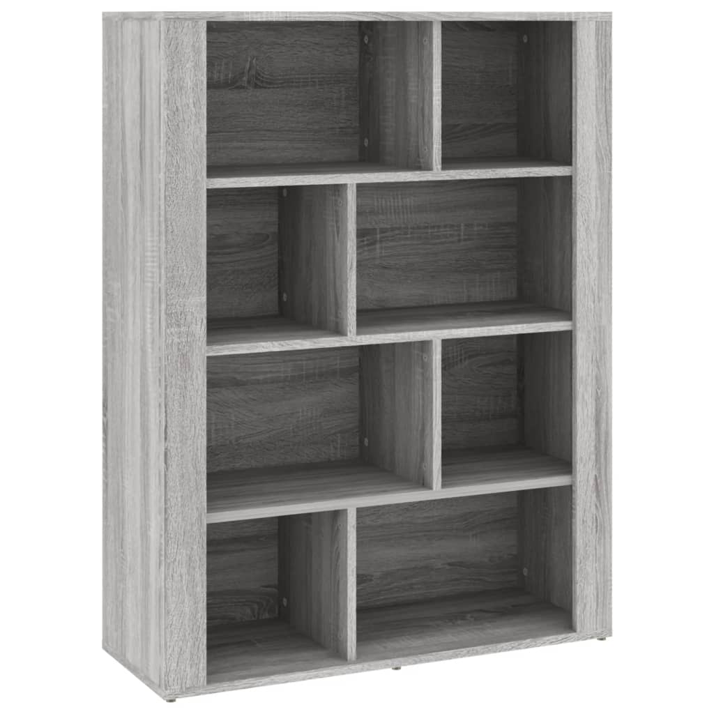 vidaXL Buffet Sonoma gris 80x30x106 cm Bois d'ingénierie