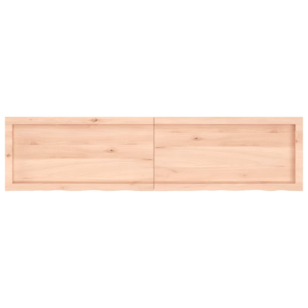 vidaXL Dessus de table 160x40x(2-4) cm bois de chêne massif non traité