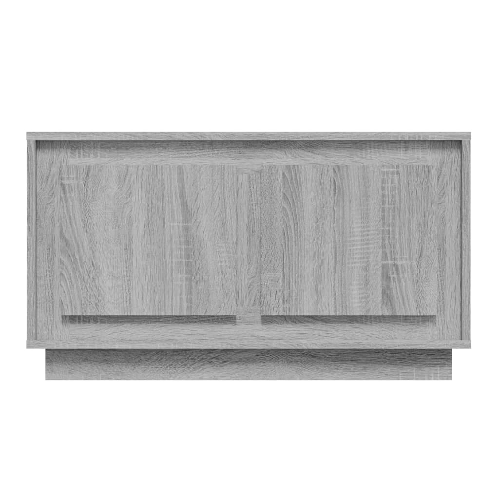 vidaXL Meuble TV sonoma gris 80x35x45 cm bois d'ingénierie