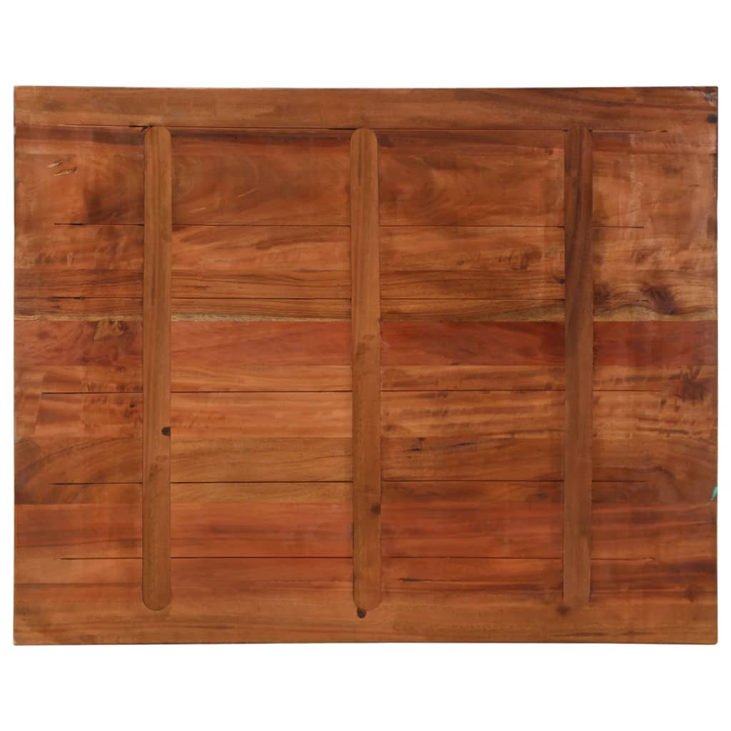 vidaXL Dessus de table 90x80x3,8 cm rectangulaire bois massif récupéré