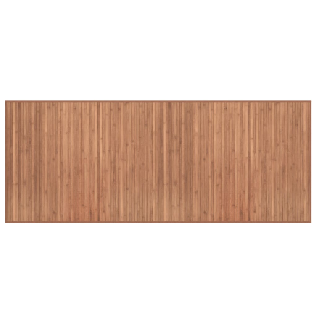 vidaXL Tapis rectangulaire naturel 80x200 cm bambou