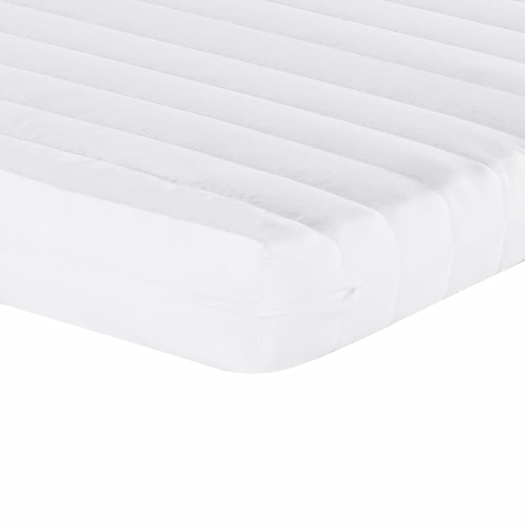 vidaXL Lit de jour et gigogne et matelas gris clair 100x200 cm velours