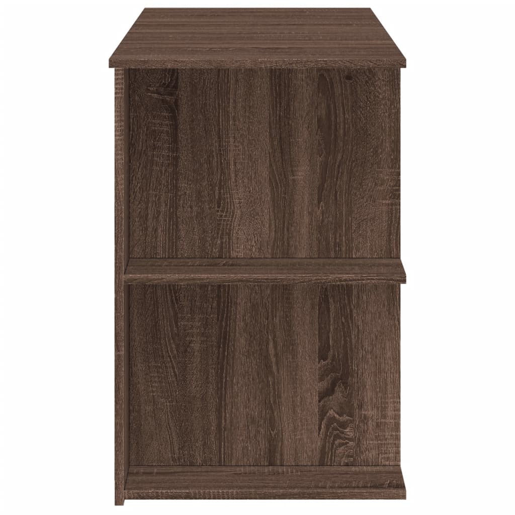 vidaXL Bureau chêne marron 140x50x75 cm bois d'ingénierie