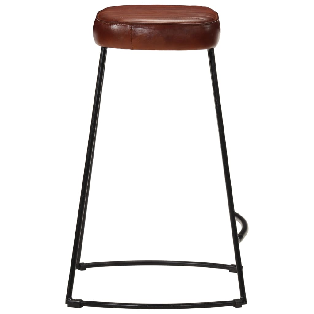 vidaXL Tabourets de bar lot de 2 marron foncé 41x29x62 cm