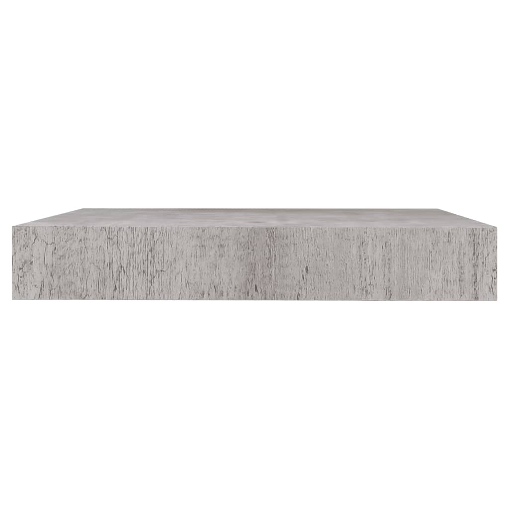 vidaXL Étagères murales flottantes 4 pcs gris béton 23x23,5x3,8 cm MDF