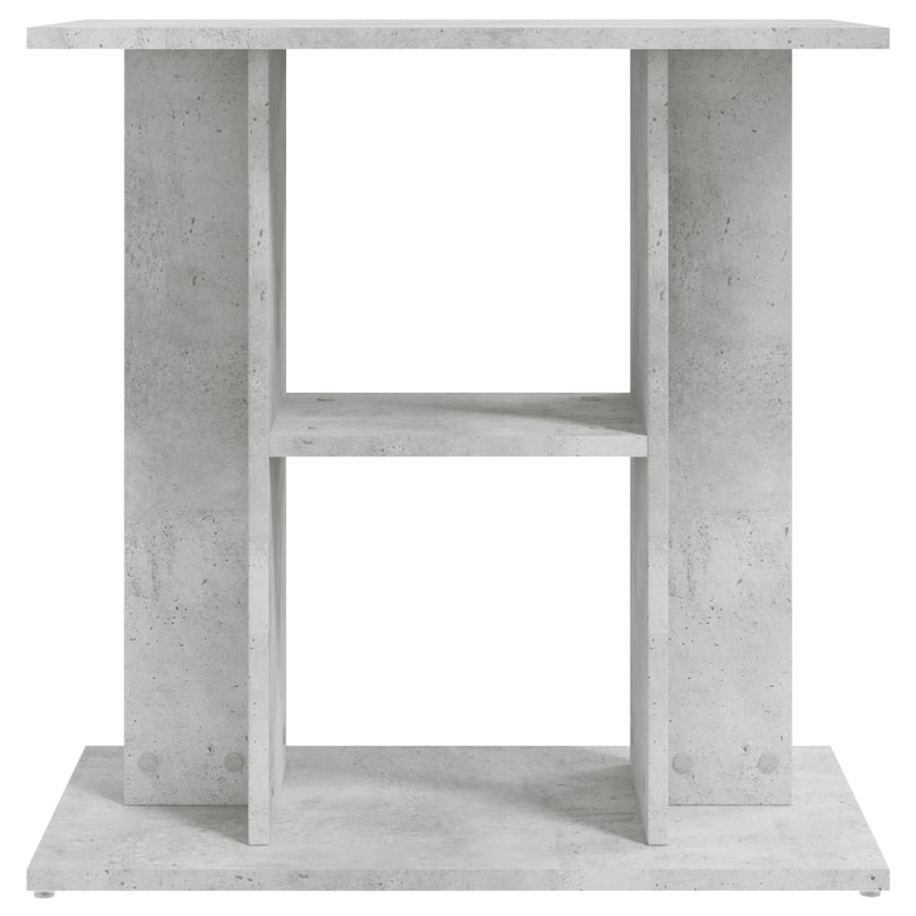 vidaXL Support pour aquarium gris béton 60x30x60 cm bois d'ingénierie