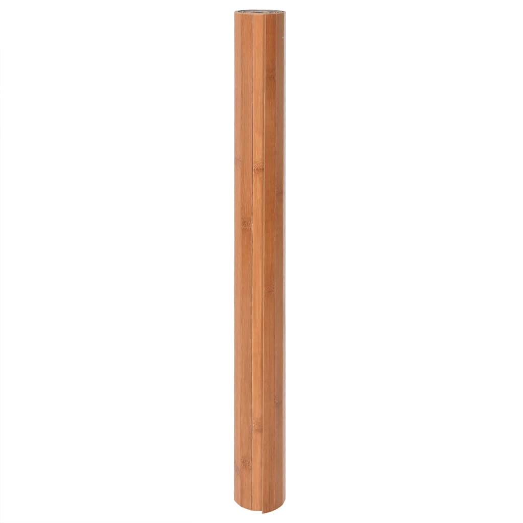 vidaXL Tapis rectangulaire naturel 80x500 cm bambou