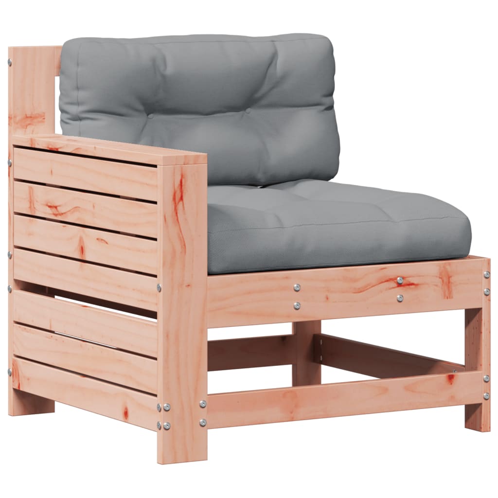 vidaXL Salon de jardin 7 pcs avec coussins bois massif douglas