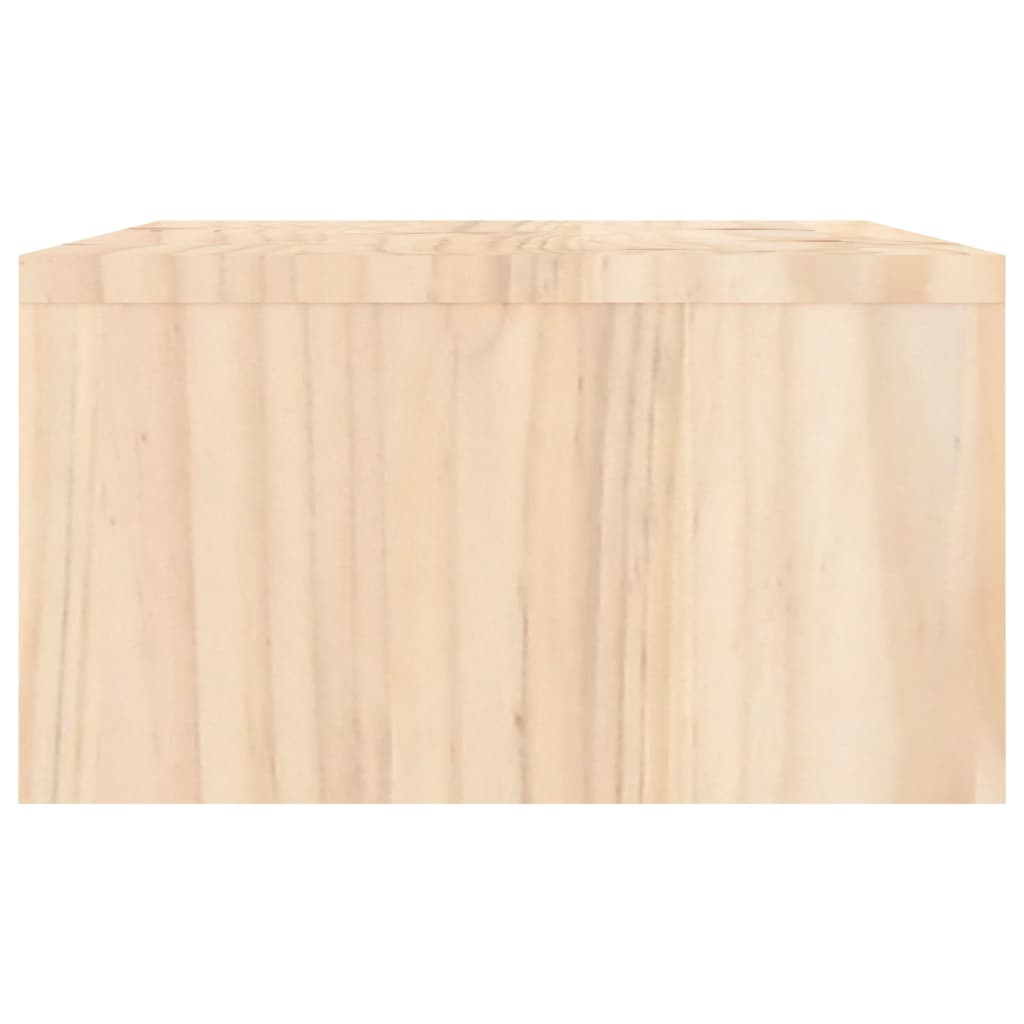 vidaXL Support pour moniteur 100x27x15 cm Bois de pin solide