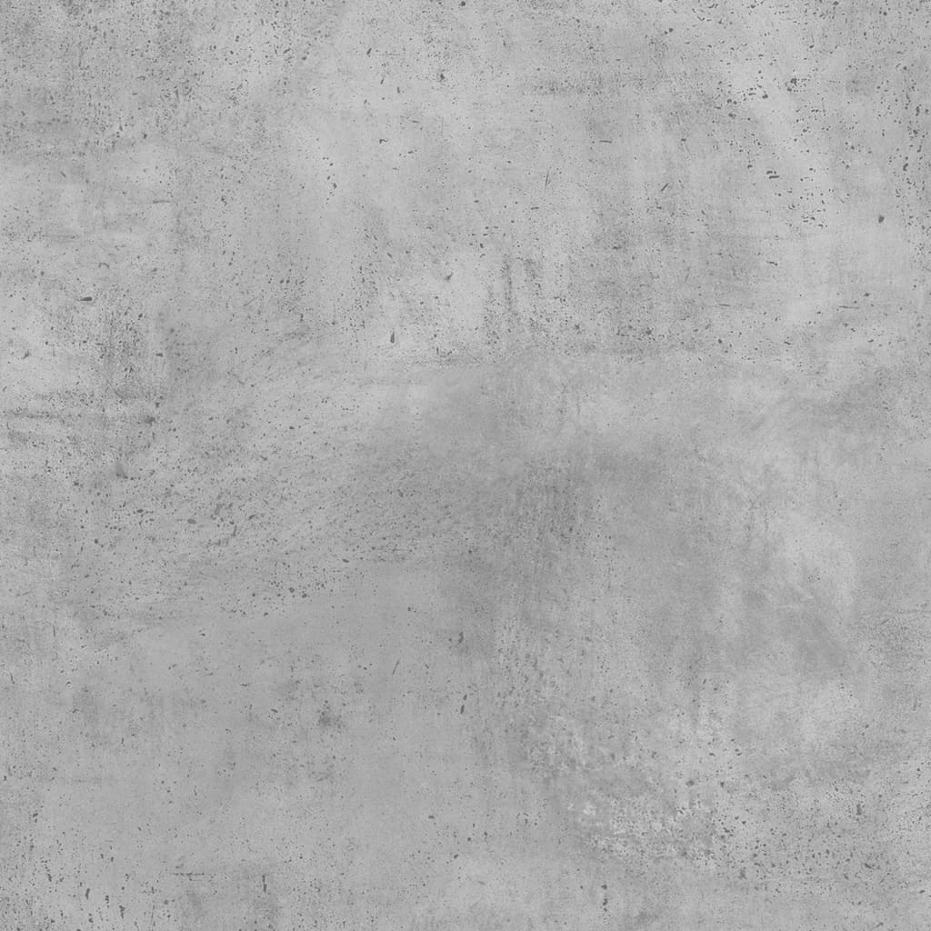 vidaXL Cadre de lit gris béton 150x200 cm bois d'ingénierie