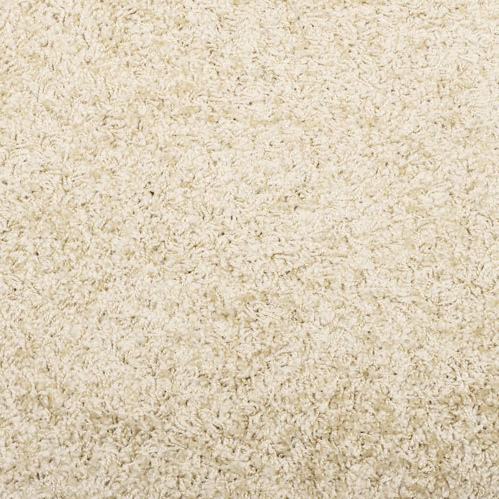 vidaXL Tapis shaggy PAMPLONA poils longs moderne doré Ø 80 cm