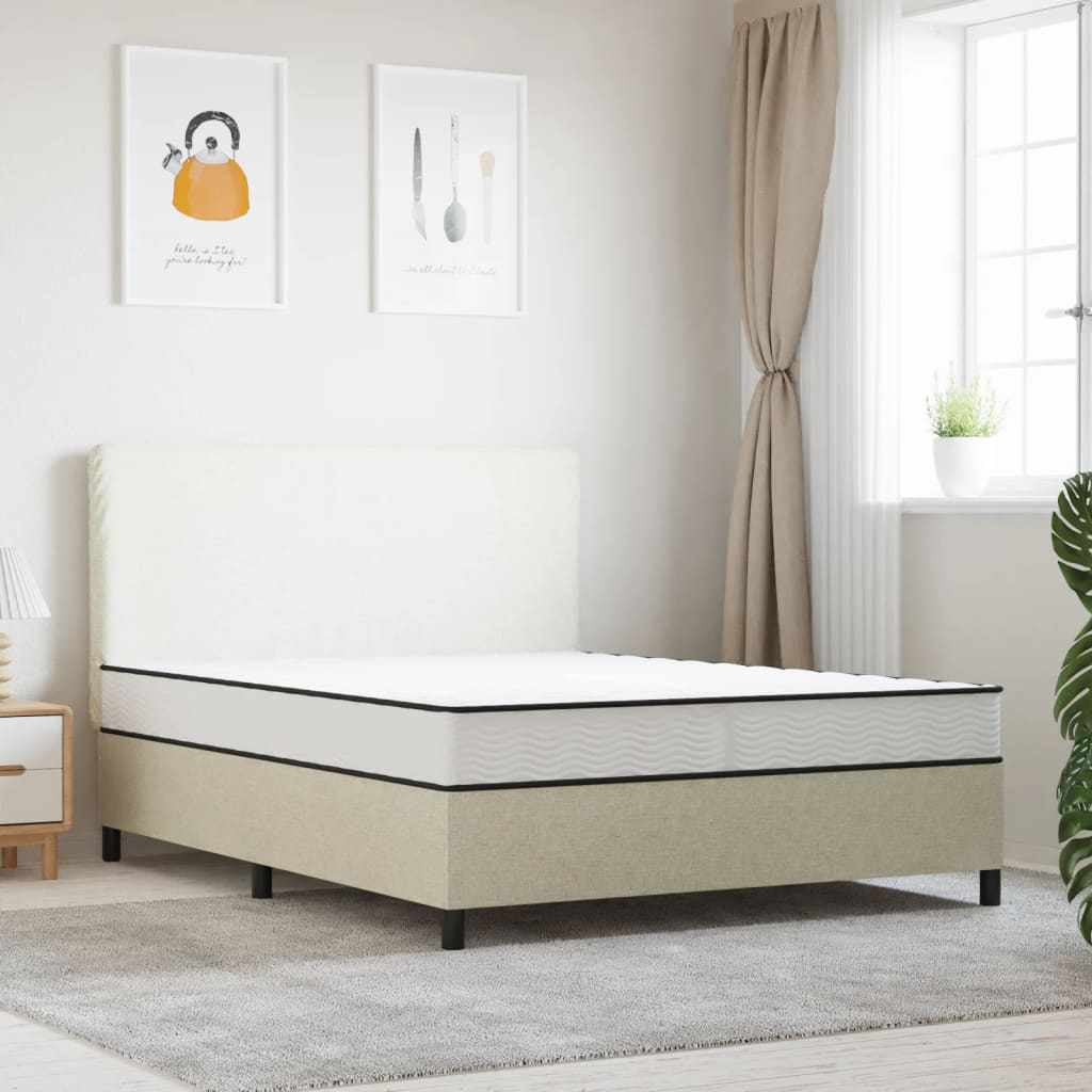 vidaXL Matelas à ressorts bonnell moyen 140x190 cm