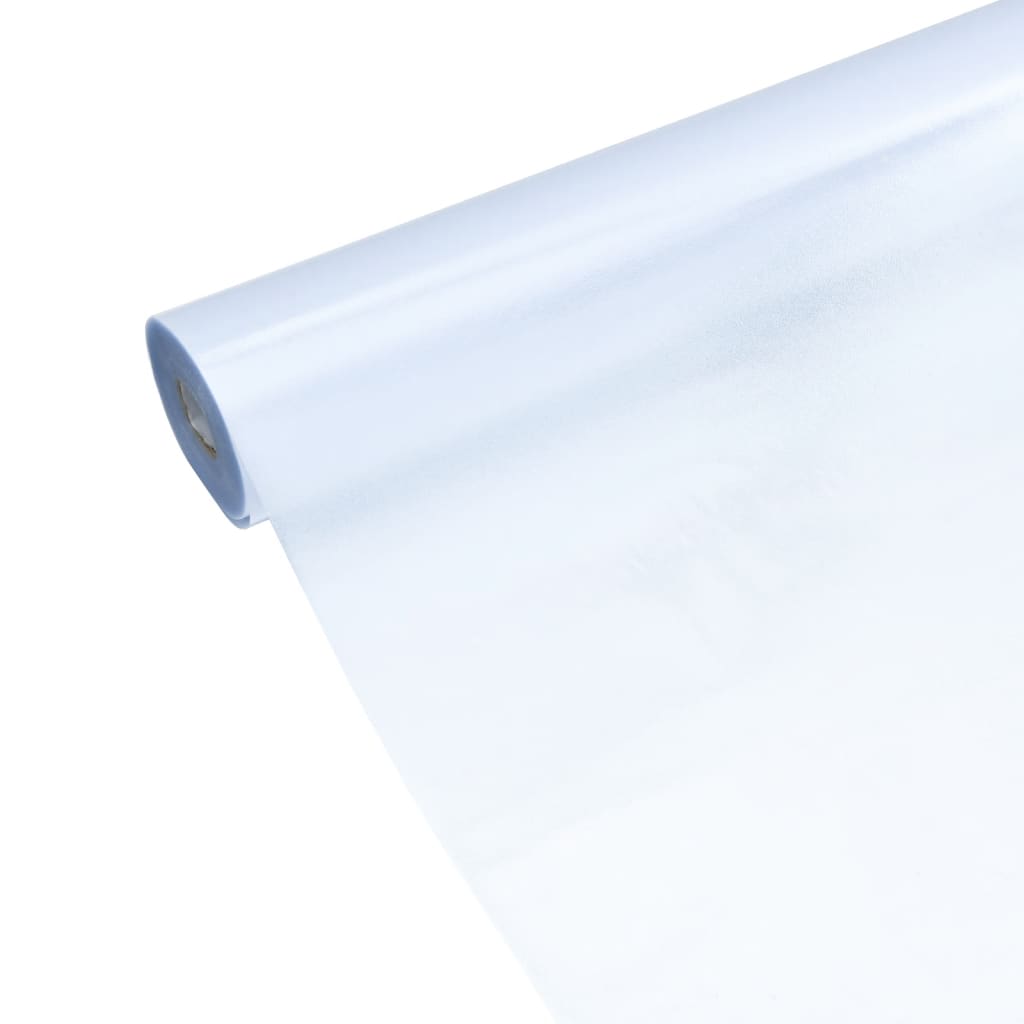 vidaXL Film pour fenêtre statique dépoli gris transparent 90x500cm PVC