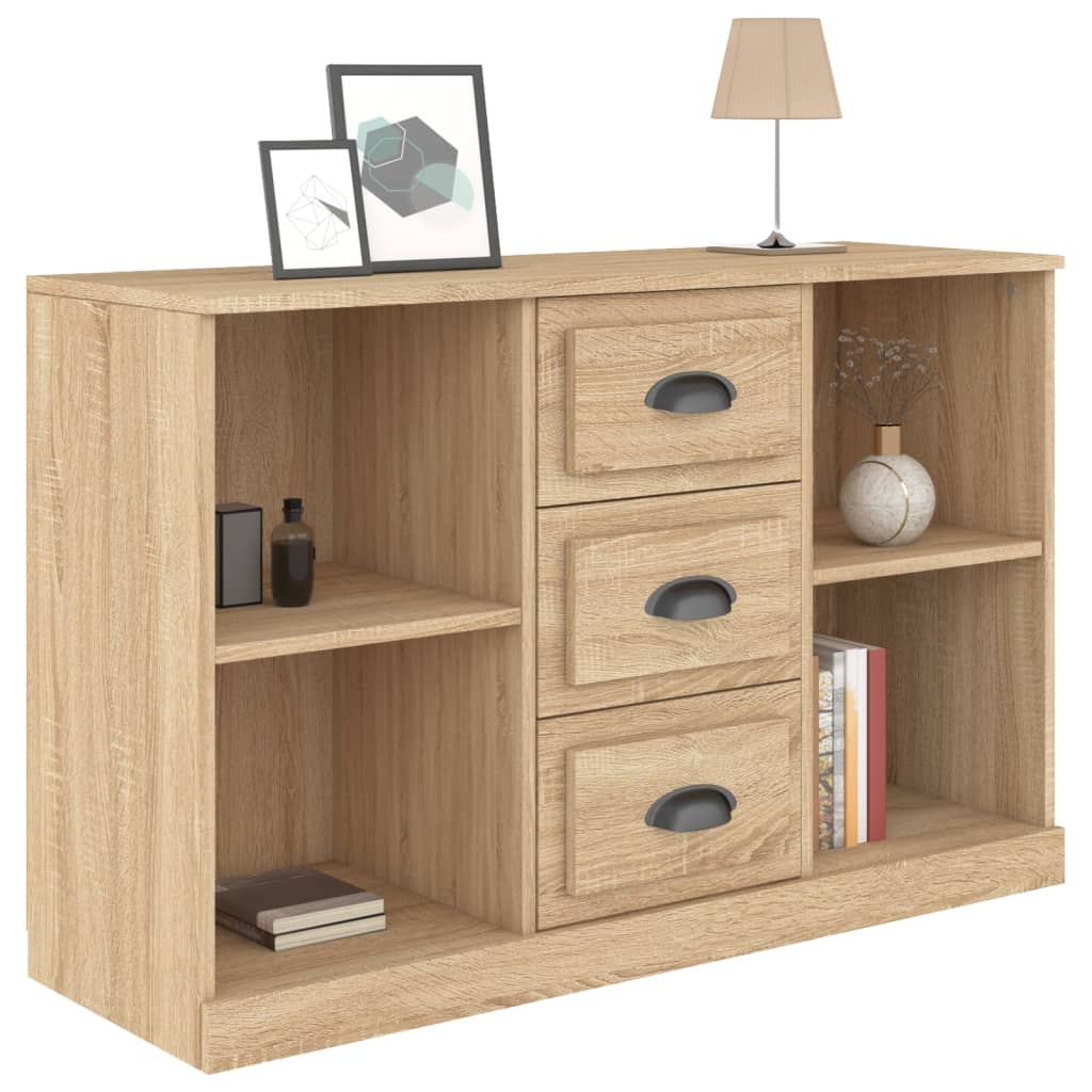 vidaXL Buffet chêne sonoma 104,5x35,5x67,5 cm bois d'ingénierie