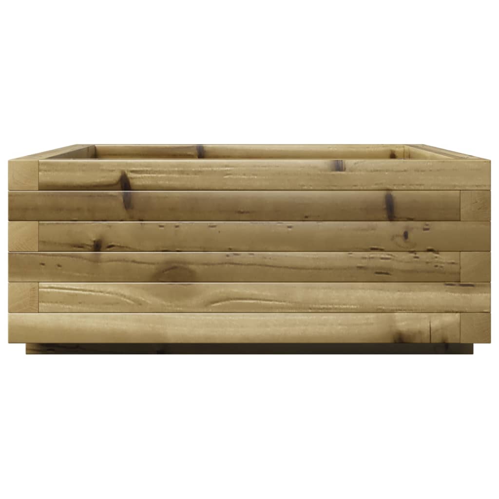 vidaXL Jardinière 60x60x26,5 cm bois de pin imprégné