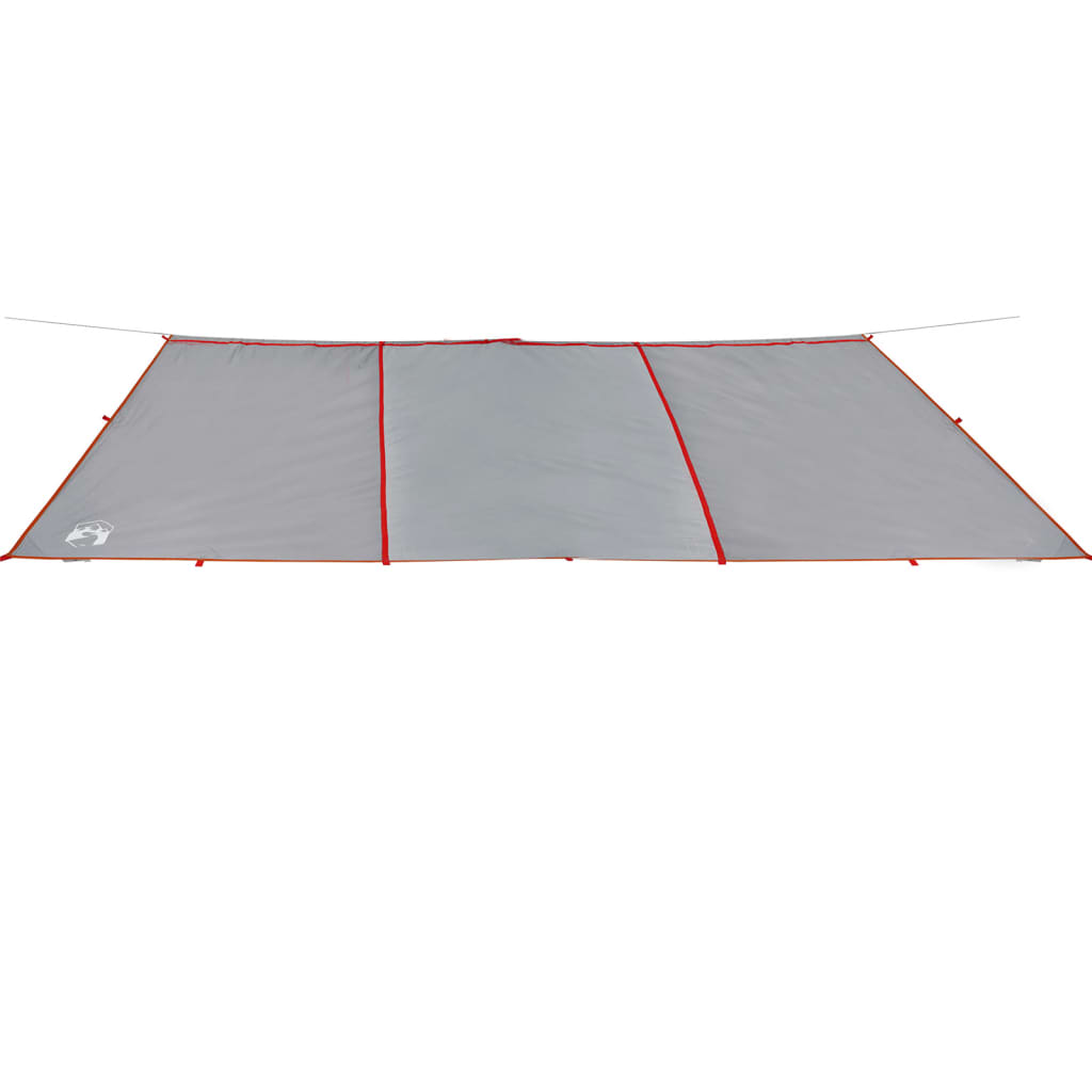 vidaXL Bâche de camping gris et orange 420x440 cm imperméable