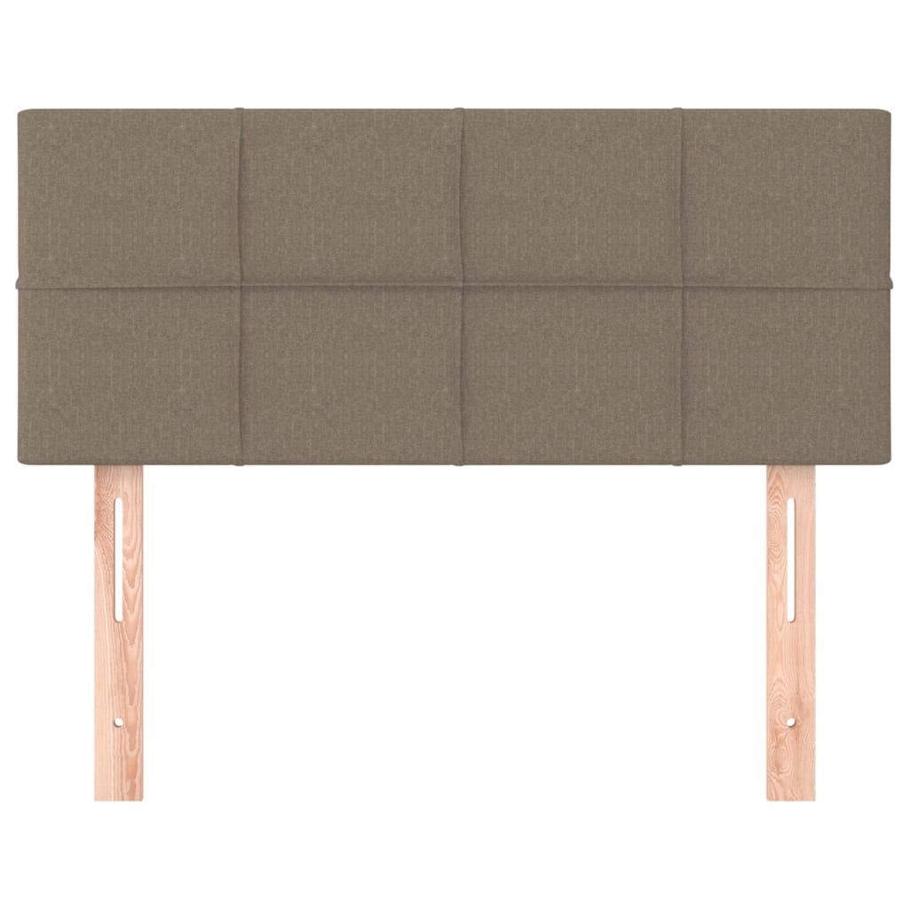 vidaXL Tête de lit Taupe 90x5x78/88 cm Tissu