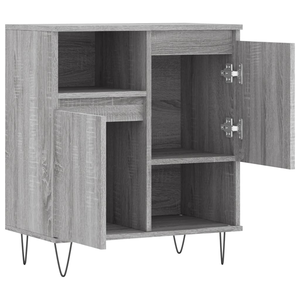 vidaXL Buffet Sonoma gris 60x35x70 cm Bois d'ingénierie