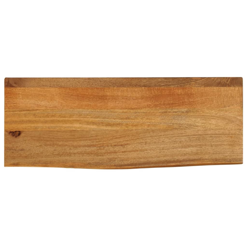 vidaXL Dessus de table à bord vivant 80x20x2,5 cm bois massif manguier