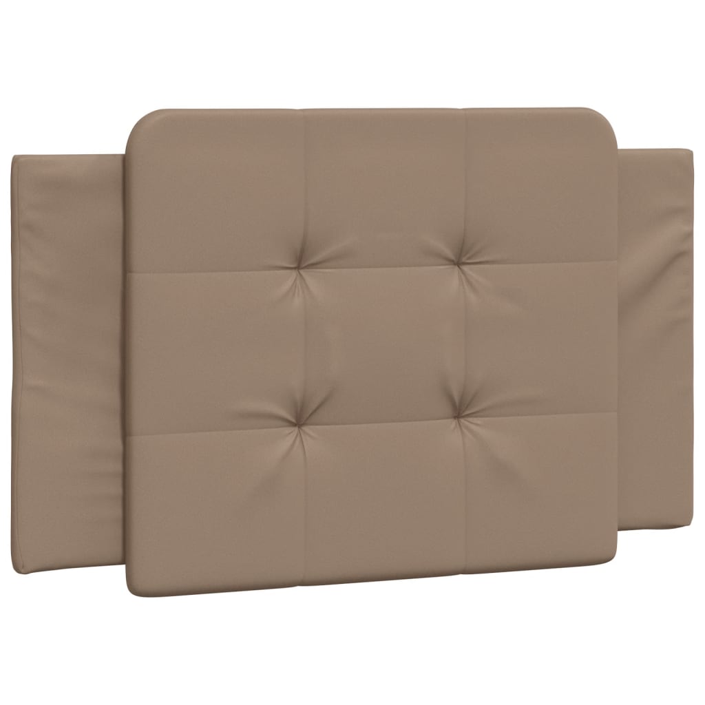 vidaXL Coussin de tête de lit cappuccino 80 cm similicuir