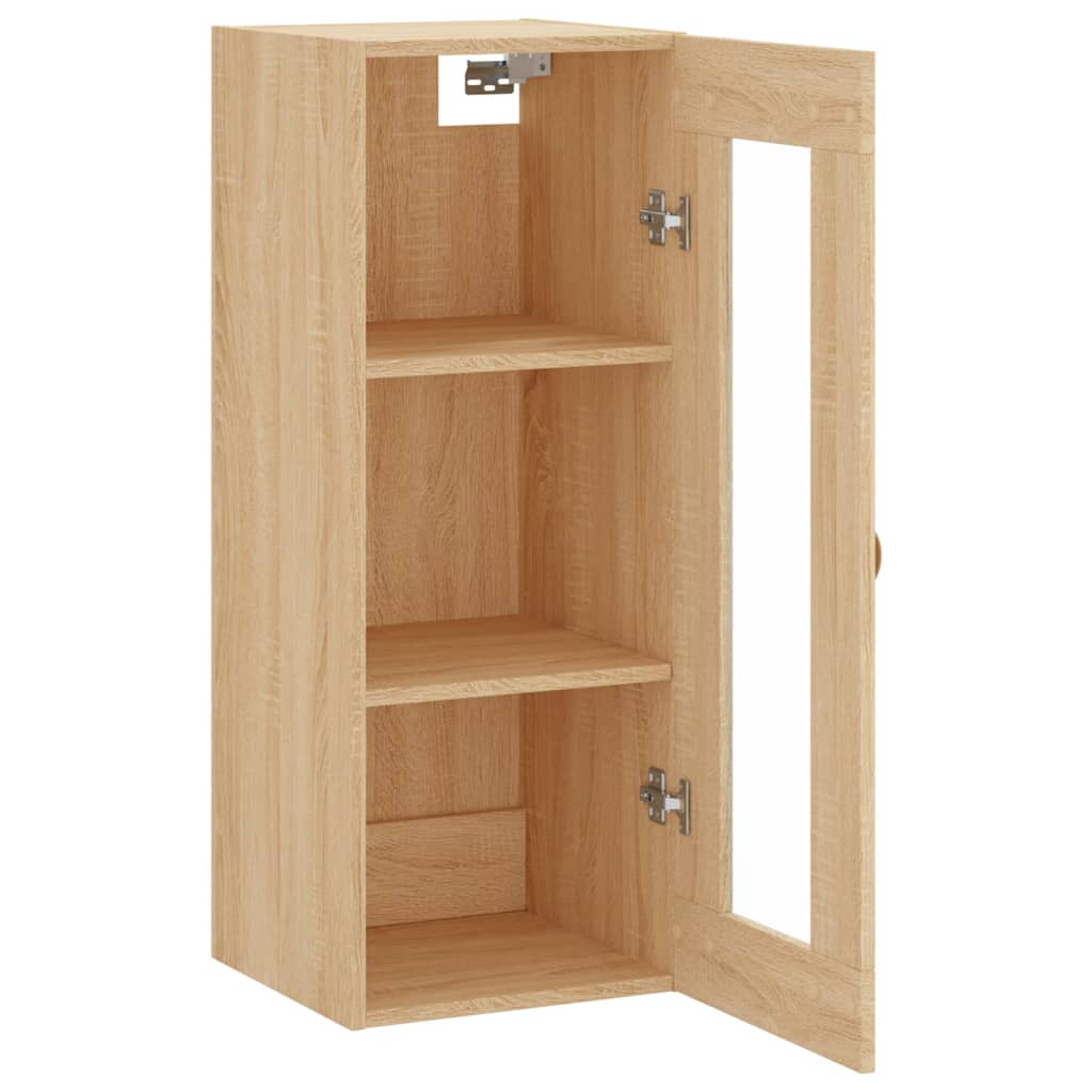 vidaXL Armoire murale chêne sonoma 34,5x34x90 cm