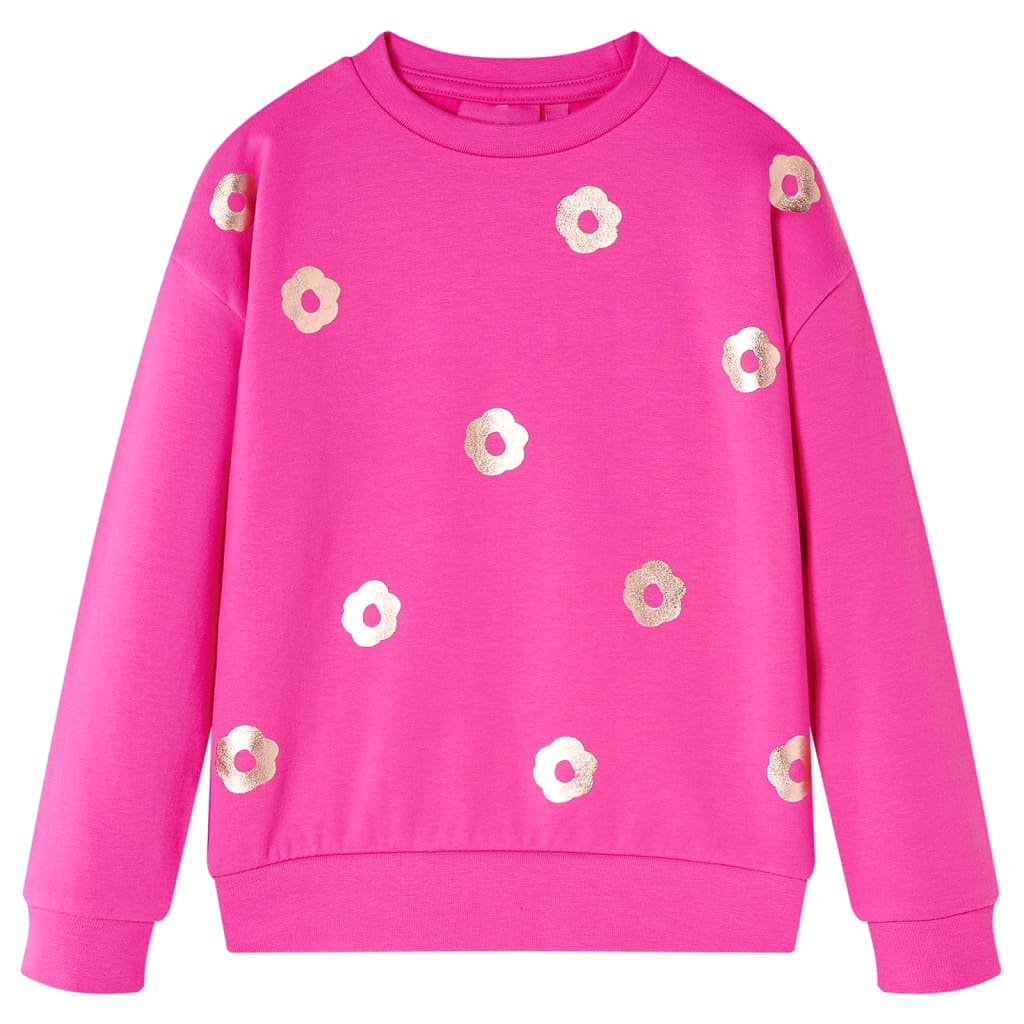 Sweatshirt pour enfants rose foncé 128