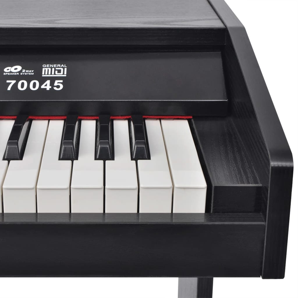 Piano numérique noir de 88 touches, clavier électronique avec support,  triple pédale, midi 908 - AliExpress