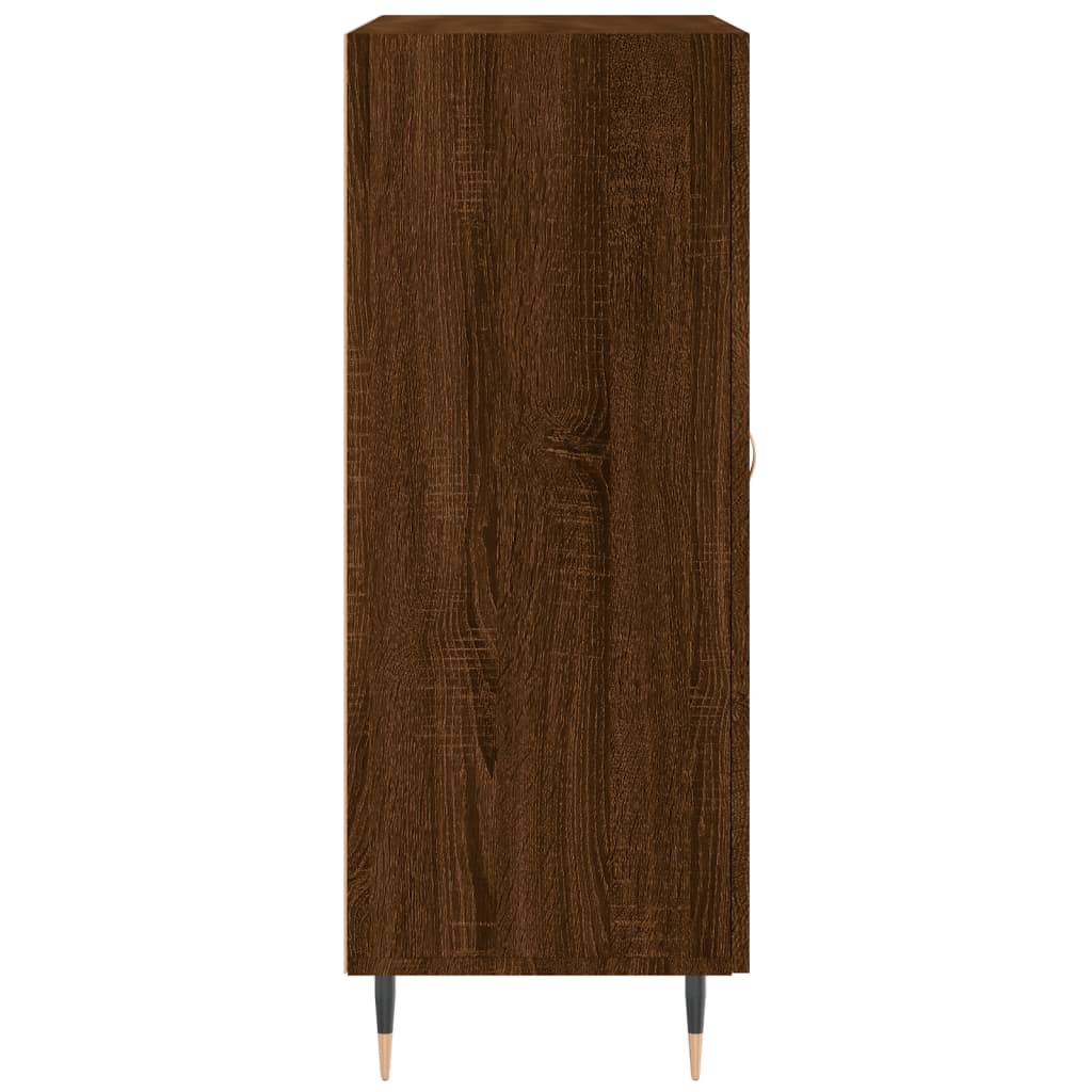 vidaXL Buffet chêne marron 69,5x34x90 cm bois d'ingénierie