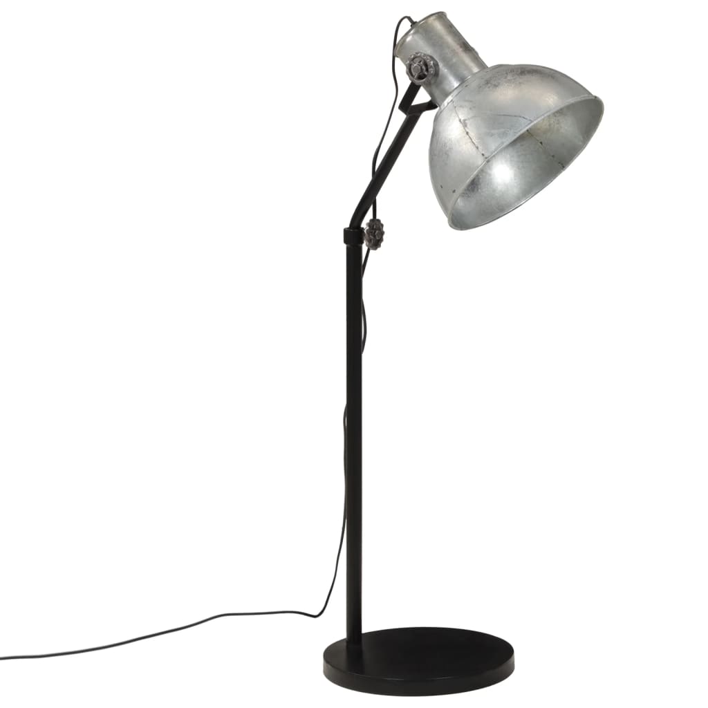 vidaXL Lampadaire 25 W argent vintage 30x30x90-150 cm E27