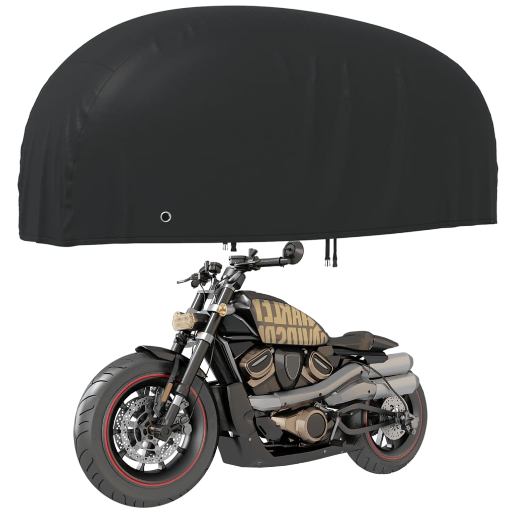 vidaXL Housses de motocyclette 2 pcs 245x105x125 cm tissu oxford 210D